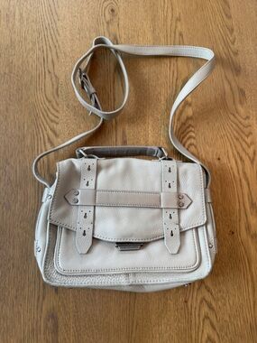 Aimee Kestenberg Leather Bag Gray Pebbled Leather Purse